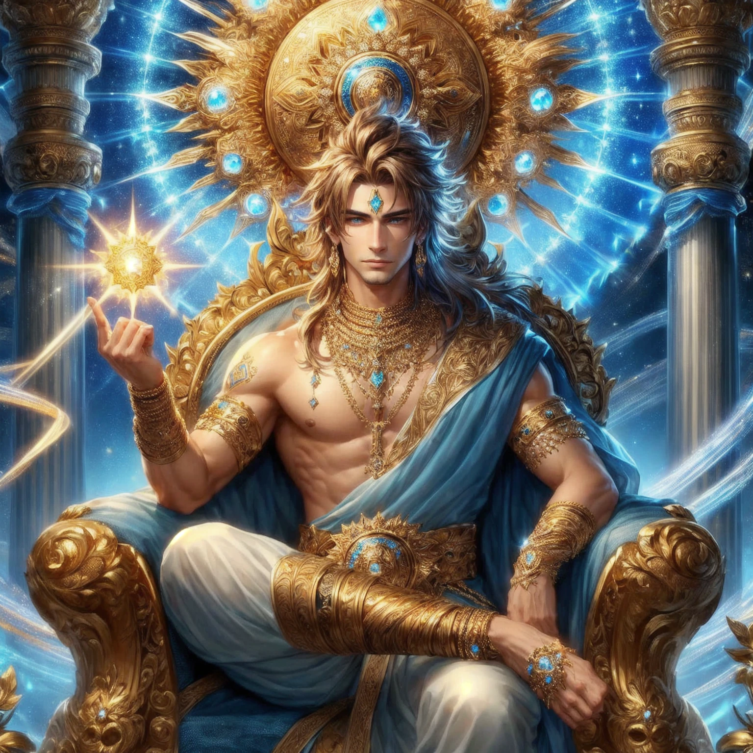 Male fine gold jewelry