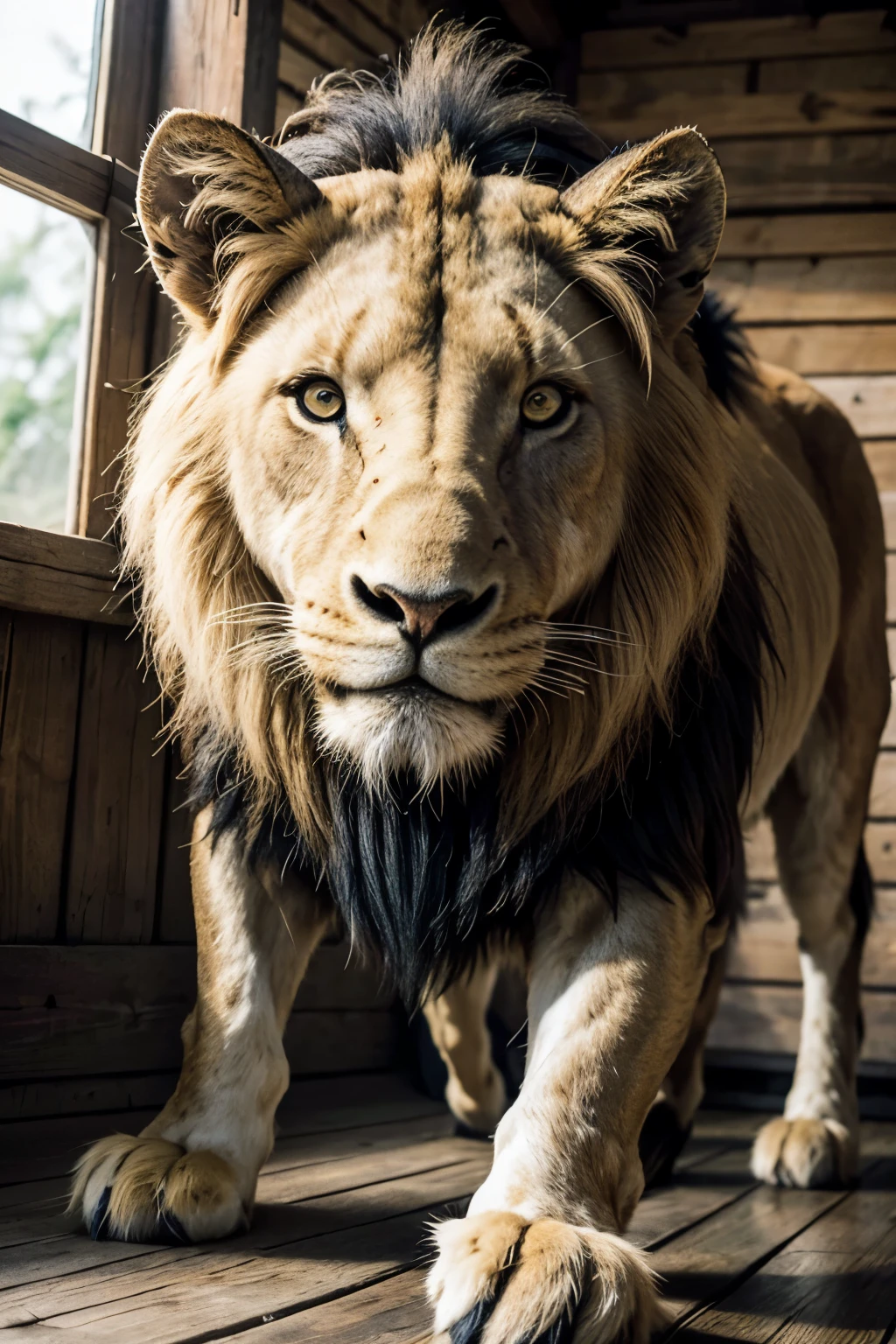 Make me a lion by defeating a goat