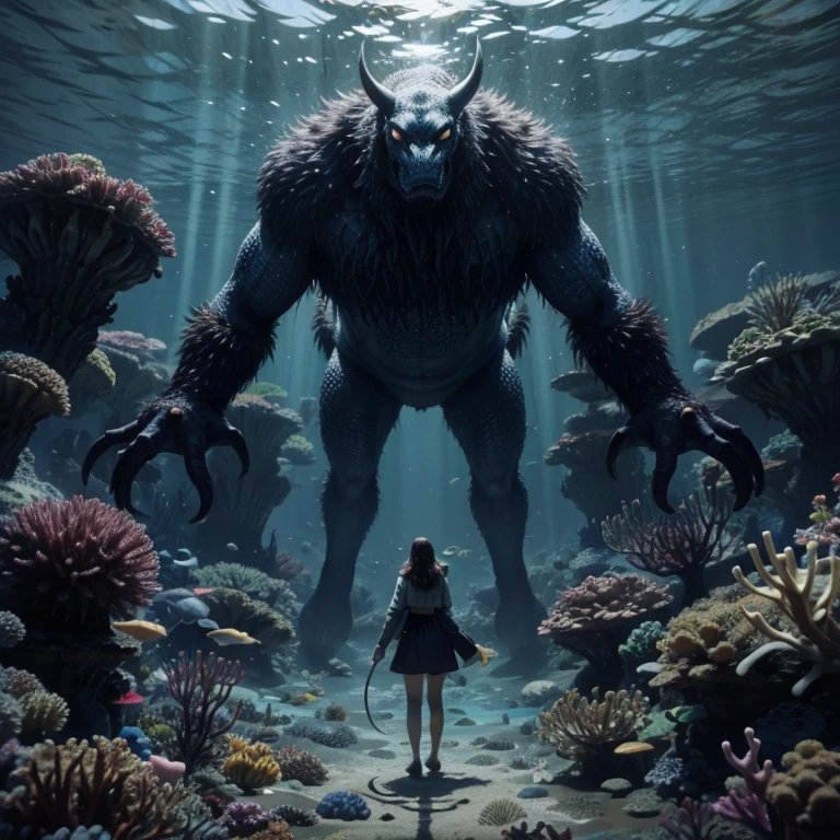 Big monster under the sea