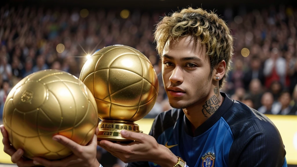 neymar junior winning golden ball