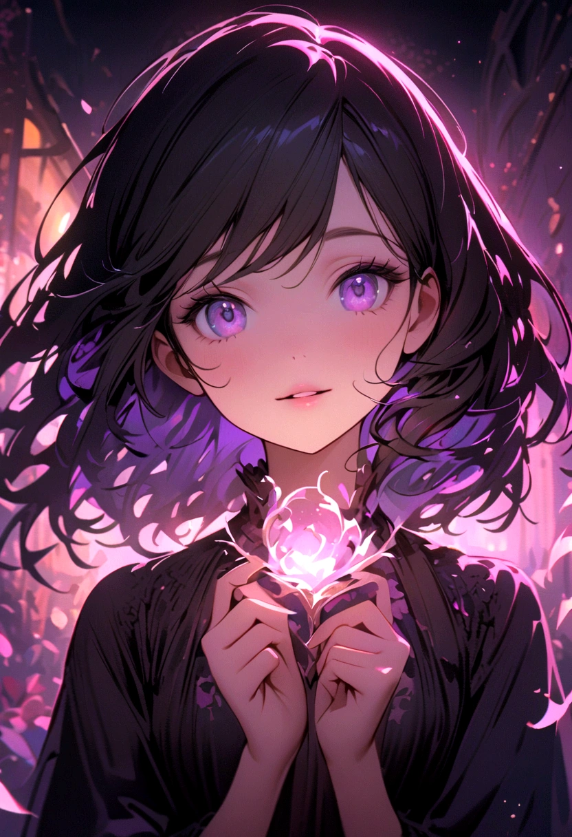 A blurry silhouette under the moonlight, knees together feet apart