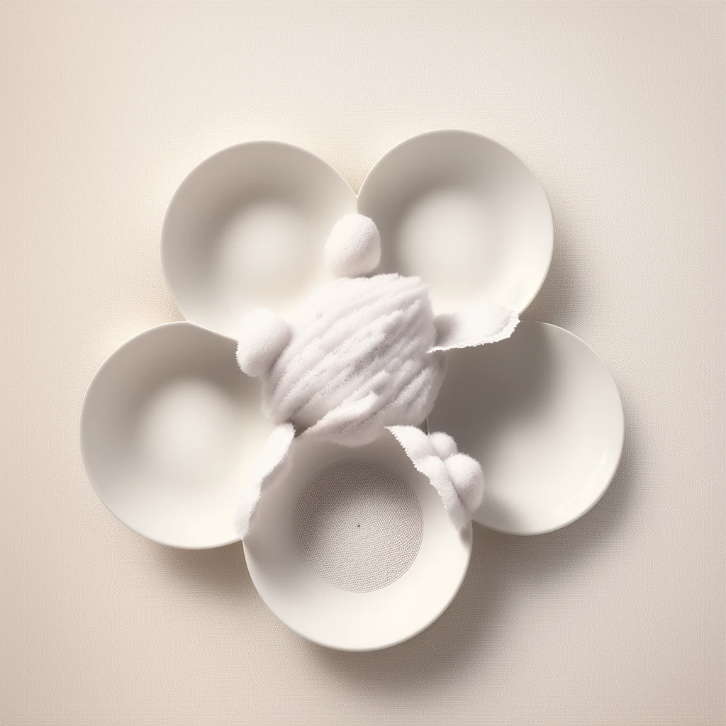 Cotton Flowers,soft,Stereo,With cloth pattern