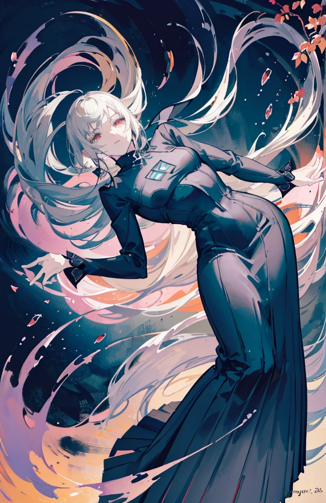 A beautiful detailed black shark girl wearing a long elegant evening dress, stunning detailed facial features, flowing long hair, dramatic makeup, graceful and poised posture, standing in a lush, idyllic garden setting with blooming flowers, warm evening lighting, cinematic composition, highly detailed, photorealistic, Renaissance painting style, muted color palette, dramatic chiaroscuro lighting
