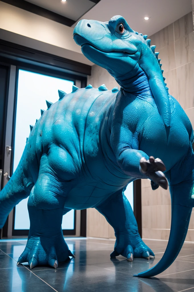 Blue dinosaur