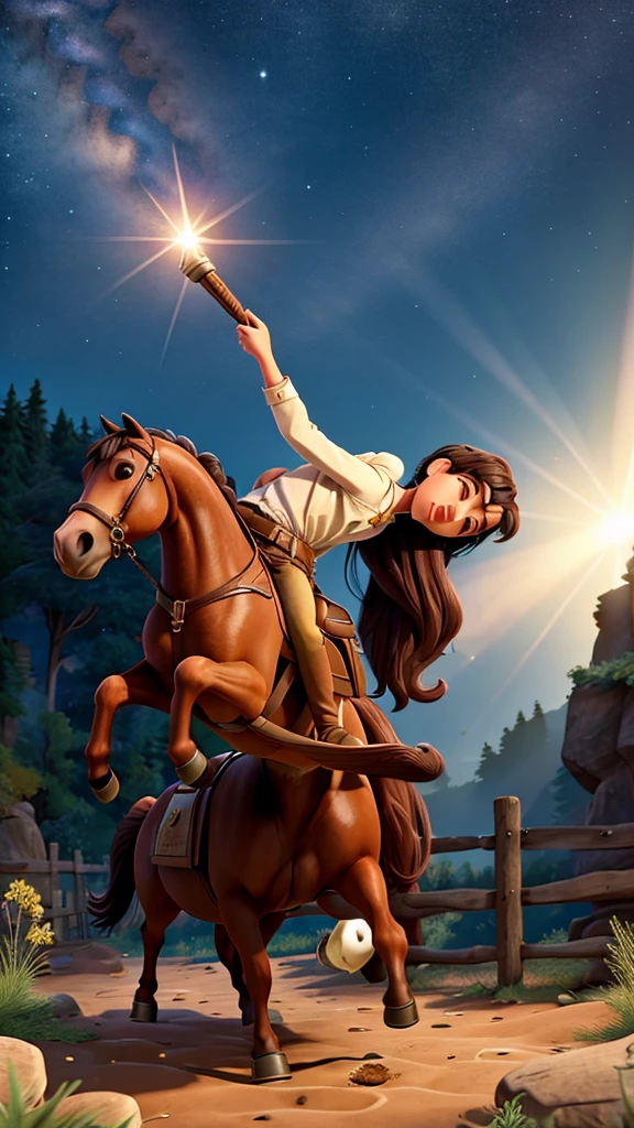 Jew falling from horse, In the wilderness, shine light 