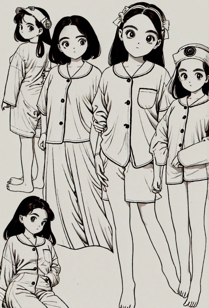wearing cute pajamas