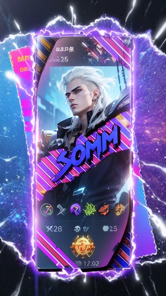 Background change cyberpunk handsome boy, white face,and smooth,ultra face,8k realistic