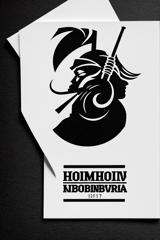 band logo, black and white colors on a cheeky paper, humble, freedom, honor, Venezuela, the dream that was thought impossible was achieved 