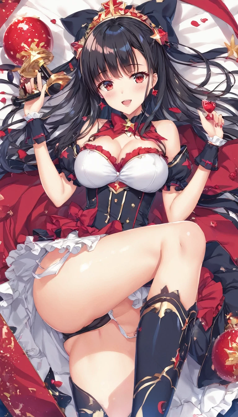 (masterpiece), (Highest quality), (Super detailed), One girl, Red eyes