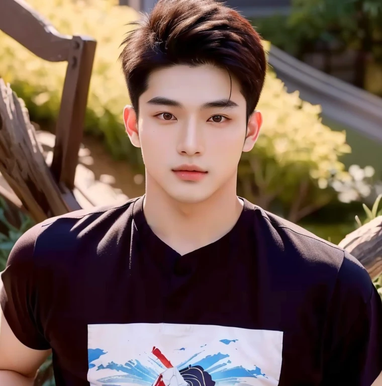 Aarav man wearing a shirt Haraf man looking at camera, perfect has a round face, A well-maintained model., Southeast Asian man with a round face, 3-D profile picture, 8K, 45,000,000 pixcls, realistic light colors, beautiful young asian man, charming anime, Comfortable pose, Anime Asian man in real life, attractive handsome man, young asian man, Russian mixed with Japanese, perfect body, Freestyle photo of a handsome young man, beautiful asian man, The character is in her natural pose., Handsome Chad Chin, South Korean man, 2 8 years, 2 7 years,
