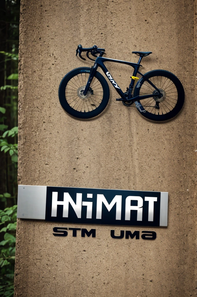 MTB cycling logo, name hunters mtb