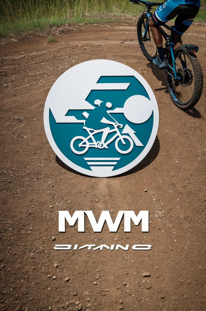 MTB cycling logo, name hunters mtb