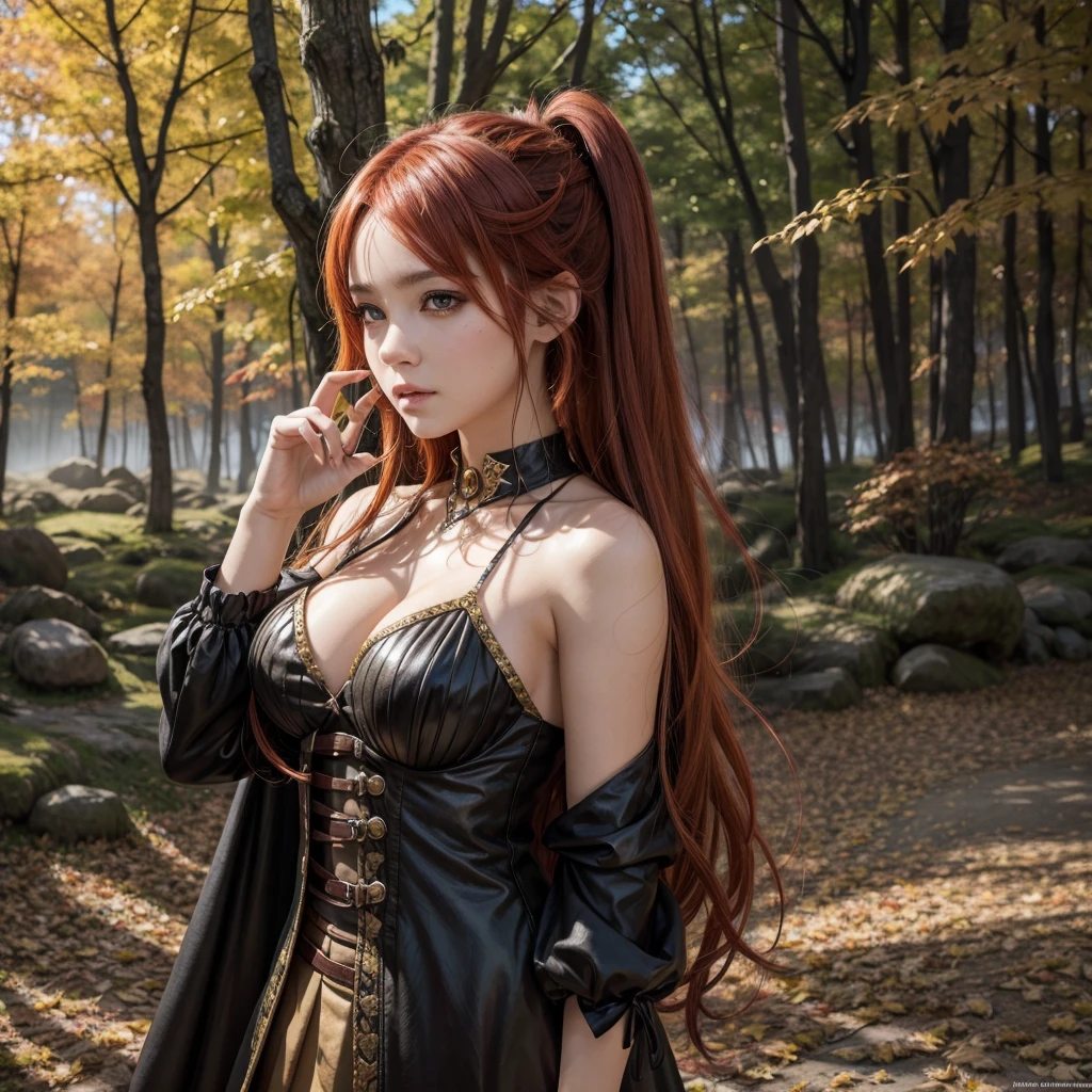 I want fantasy style anime characters based on autumn 