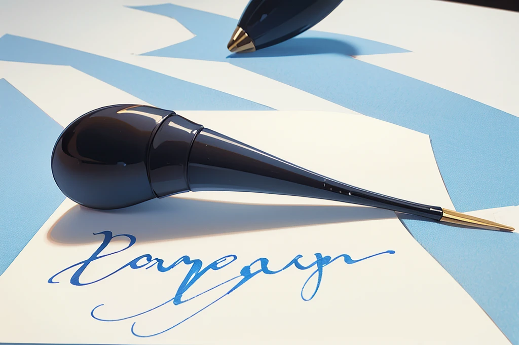 1."Dream"
- Use calligraphy fonts with an elegant handwriting style. The background is plain light blue