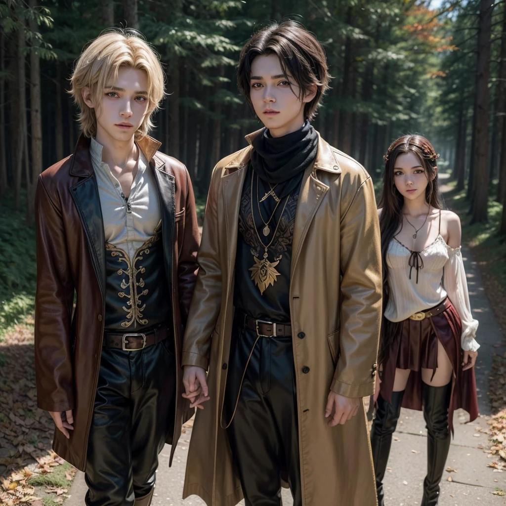 I want fantasy style anime characters based on autumn young men