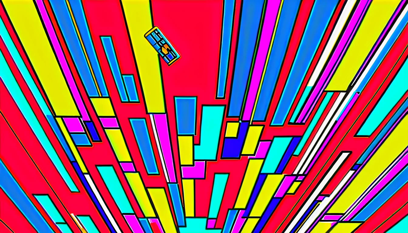 Stand on the rooftop,Girl on the rooftop,Simple lineinimalism,abstraction,City background