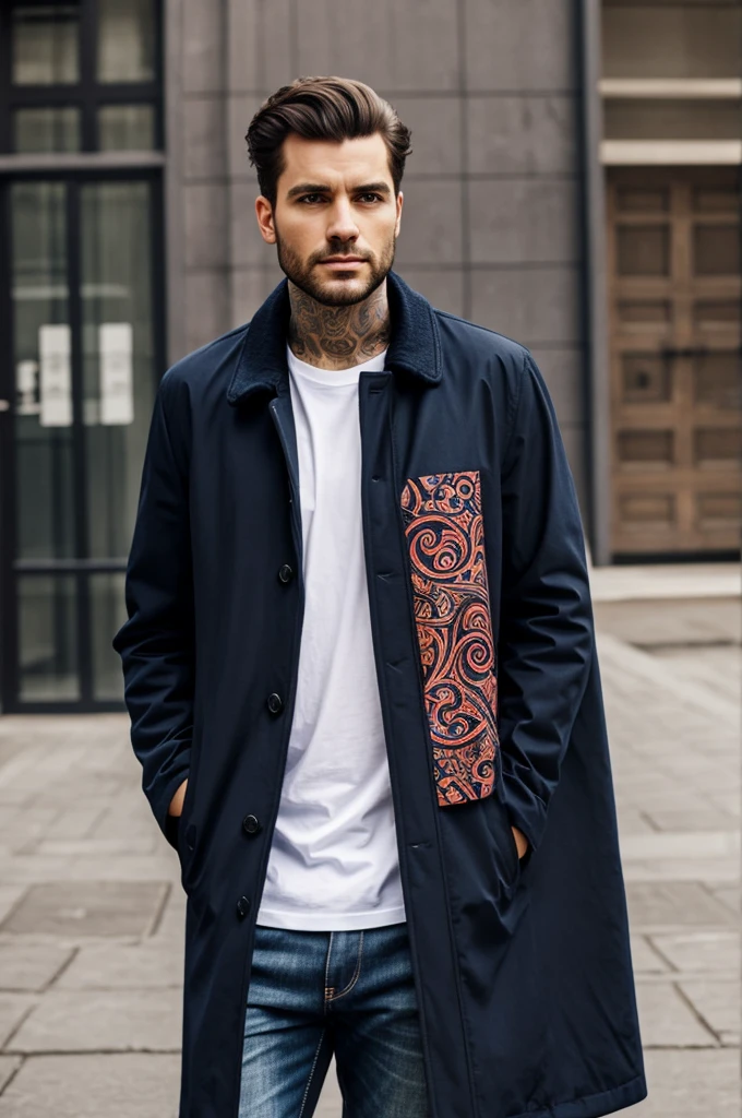 I want you to buy a t-shirt and a coat with designs that don't exist