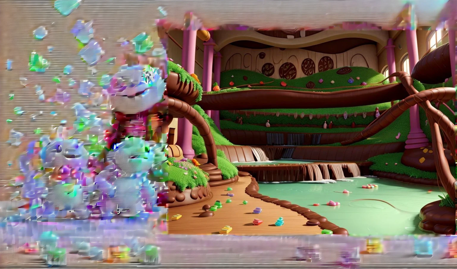 Gummy bears playing