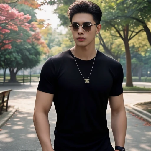 Aarav man wearing a shirt Haraf man looking at camera, perfect has a round face, A well-maintained model., Southeast Asian man with a round face, 3D profile picture, 8K, 45,000,000 pixcls, realistic light colors, beautiful young asian man, charming anime, Comfortable pose, Anime Asian man in real life, attractive handsome man, young asian man, Russian mixed with Japanese, perfect body, Freestyle photo of a handsome young man, beautiful asian man, The character is in her natural pose., Handsome Chad Chin, South Korean man, 2 8 years, 2 7 years,