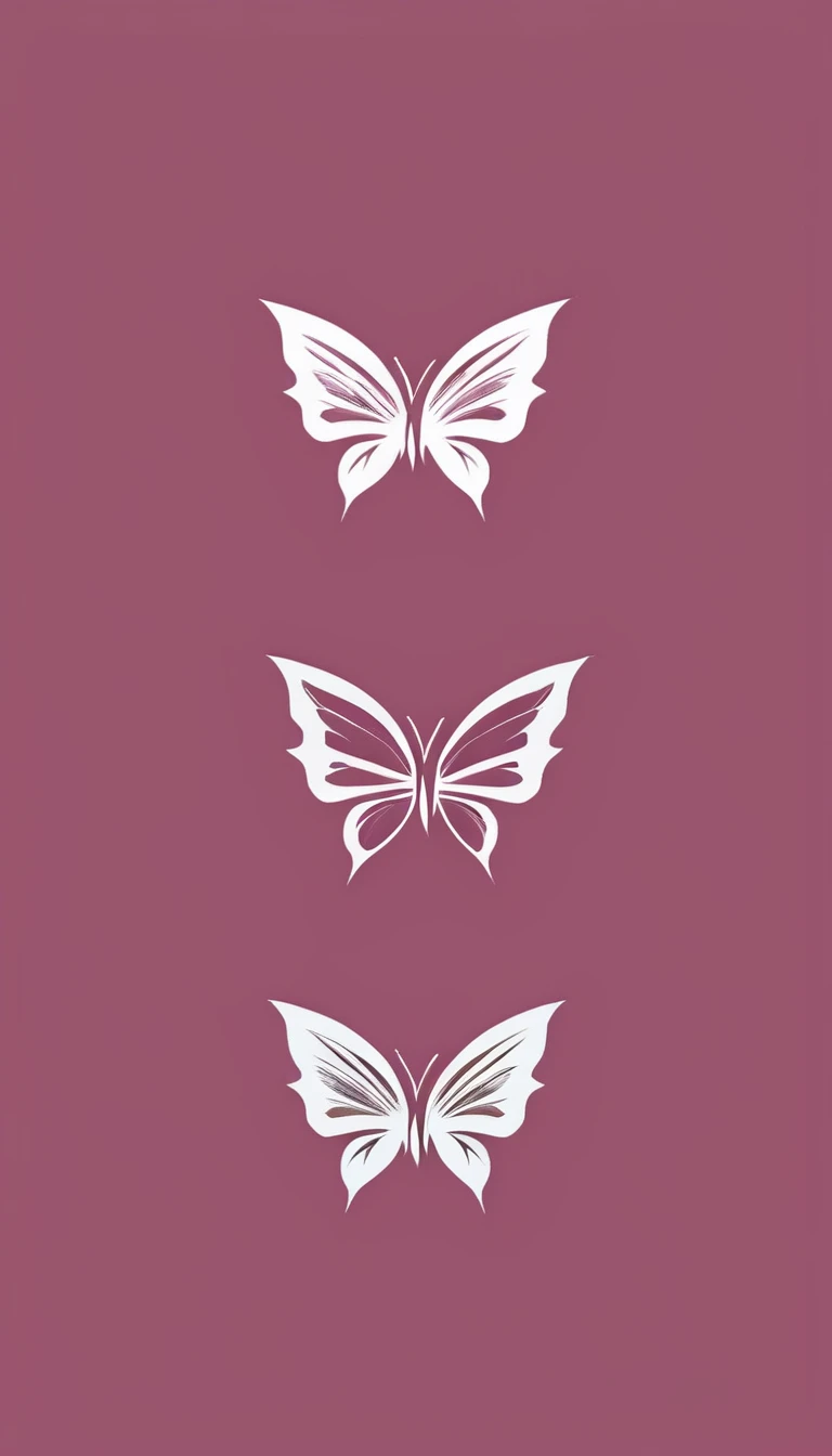 the smallest, Abstract butterfly logo,Modern, simple, Clothing brand logo". Create a Modern, Simplicity, high quality, Feather turns into butterfly symbol