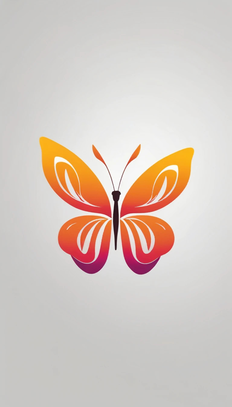 the smallest, Abstract butterfly logo,Modern, simple,