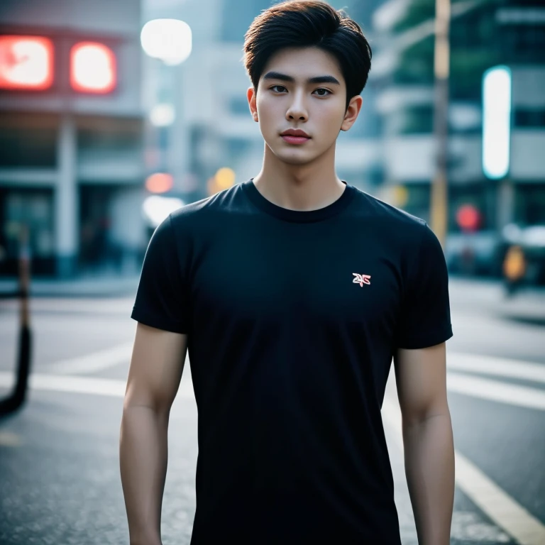 Aarav man wearing a shirt Haraf man looking at camera, perfect has a round face, A well-maintained model., Southeast Asian man with a round face, 3D profile picture, 8K, 45,000,000 pixcls, realistic light colors, beautiful young asian man, charming anime,  Comfortable pose, Anime Asian man in real life, attractive handsome man, young asian man, Russian mixed with Japanese, perfect body, Freestyle photo of a handsome young man, beautiful asian man, The character is in her natural pose., Handsome Chad Chin, South Korean man, 2 8 years, 2 7 years, 