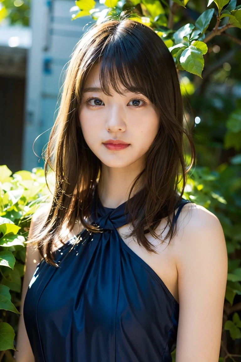(Highest quality, 8K quality, masterpiece:1.3), (Ultra-high resolution, Photorealistic:1.4, RAW Photos), (Very detailed, Caustics, Detailed Background), (Ultra-Realistic Capture, Beautiful and detailed skin, Perfect Anatomy), whole body, Flower Field, Bright and very beautiful face, Younger, brighter, whiter skin, Best Looks, The most beautiful light blonde hair in the world, Thin Hair, Super long, silky straight hair, Shiny beautiful bangs, Shining, clear, big blue eyes, A very beautiful and adorable 16 year old, The most beautiful girls in the world, Elegant summer dresses。彼女は色とりどりの花に囲まれたFlower Fieldの中に立ち、Smiling while enjoying the scent of flowers。