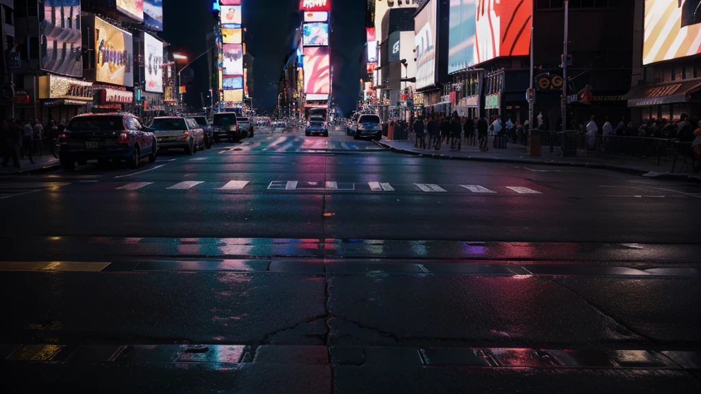 Times Square starly night shine8K RAW Photography