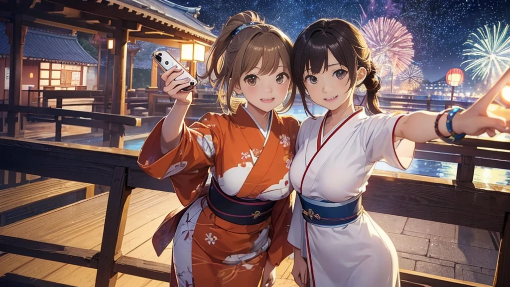 (Very detailed,High resolution,masterpiece:1.2)Japanese、Night view, Starry Sky、milky way、七夕の竹飾り Light brown hair. She is wearing a yukata.Big fireworks、(Highest quality:1.2), Elementary and junior high school studenticro、乳Very detailedな, High resolution, masterpiece:1,2, Vivid and colorful,, Professional Lighting, Physically Based Rendering, Flat Color:0.8, Detailed illustrations, realism:1.37, Makoto Shinkai style, Your name style, Light brown hair, Elegant update,ponytail, Hairstyles such as chignon, Laugh together, Dynamic pose, Selfie, Full body older sister、。naked、Show off your full breasts, Areola、Nipples、I love you 、Bitch、Obscene、Small breasts、Pubic hair is visible、Genitals are visible、The whole body is visible、Anime Drawings、figure。The whole body is visible、All naked、There are many children