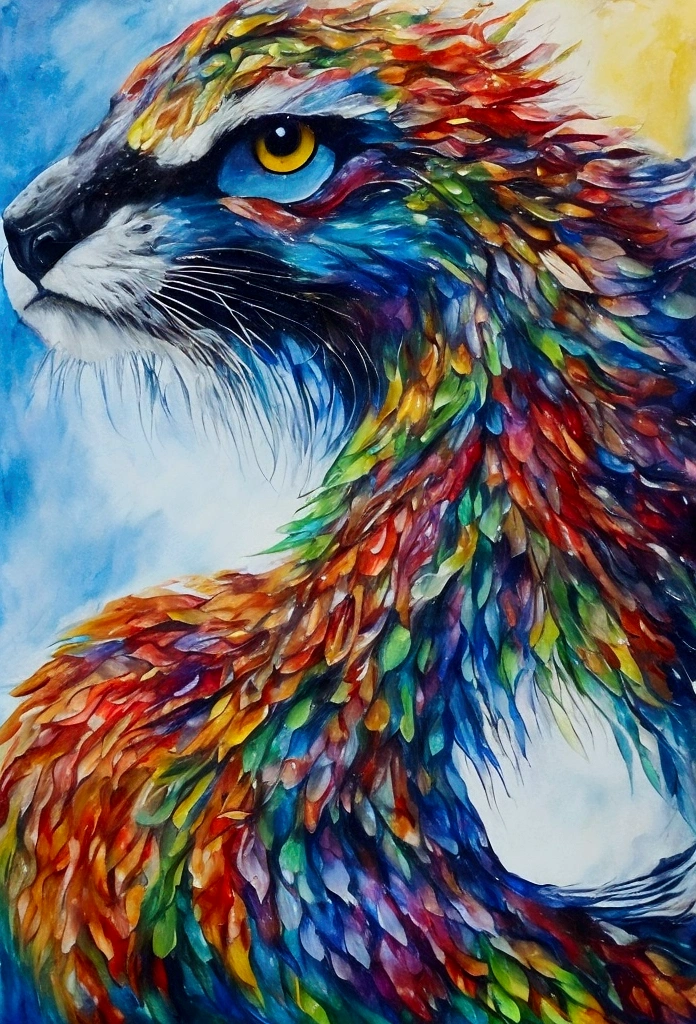 I am happy creating art, images, creating fantastic beings