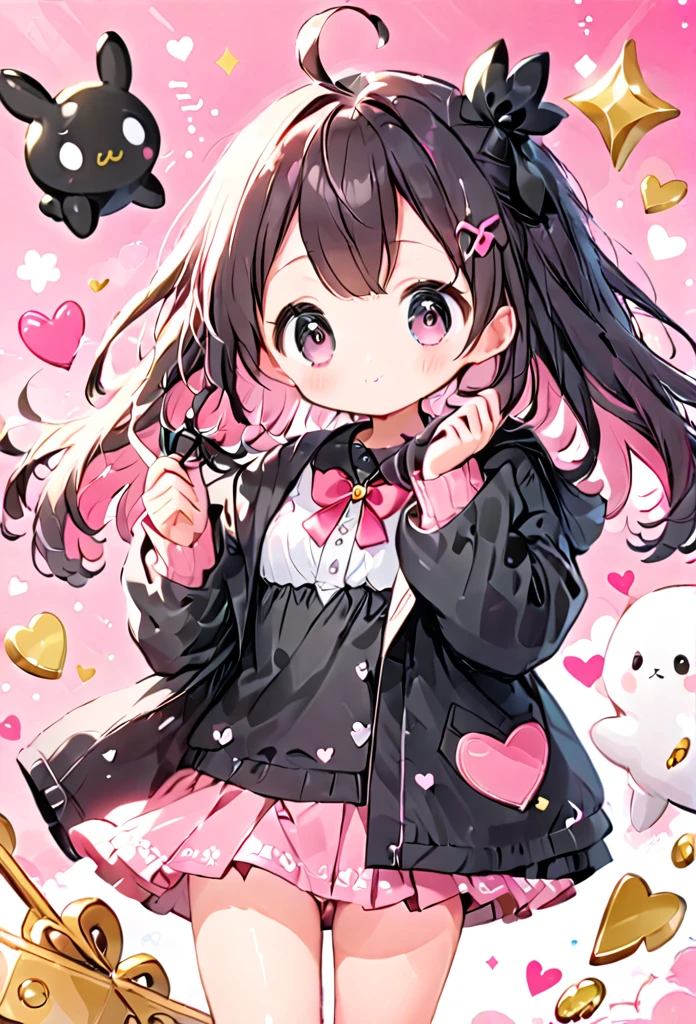 Pinoko-chan、cute、black Jack、Wide-open eyes、24K.Ultra delicate、Pinoko、ハート