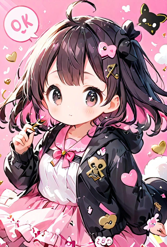 Pinoko-chan、cute、black Jack、Wide-open eyes、24K.Ultra delicate、Pinoko、ハート