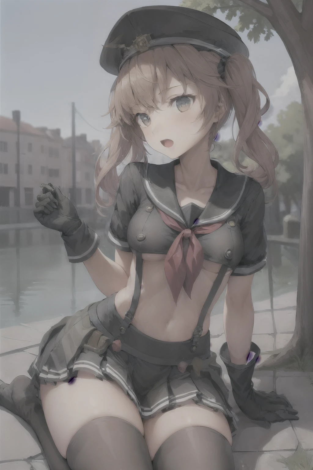 1girl,masterpiece,detailed,in the shadow of a tree
