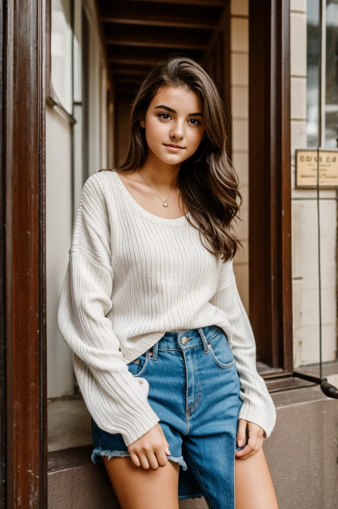 Young 19 year old woman in viquini