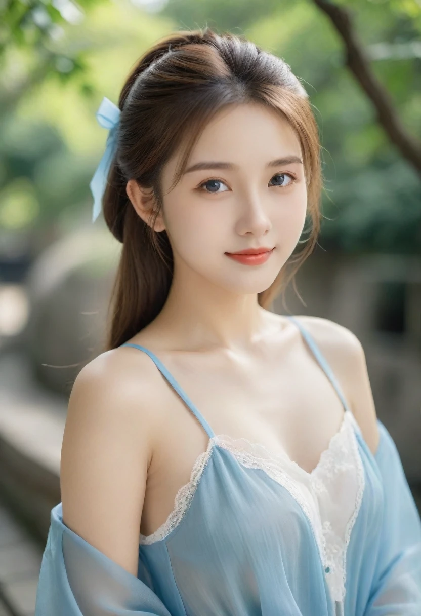 8K, Ultra-high resolution, Highest quality, masterpiece, 三分割法によるphotograph,Surreal, photograph, 1 Girl, (16 years old:1.3), pretty girl, Cute face, Beautiful eyes in every detail, 細かくdetailedに,masterpiece,, One Girl:1.2, Village realistic、Virginia Otis 15 year old girl、Victorian era city, Europe. Noble daughter、Looking up from below、The blonde-haired, blue-eyed depiction wears a long-sleeved, sheer fabric dress、Various sexy poses、smile、Depict the whole body、Beautiful leg line beauty,Full of sex appeal,Sensual,屈託のないsmile,Heal the heart,Short ponytail、beauty,Long neck、Laugh a little、Please close your mouth and laugh、(((Ideal body type))),A cup small breasts :2,、Portraiture:2、Perfect Anatomy、なdetailed、detailed、Surreal、Light and shadow,Strong light