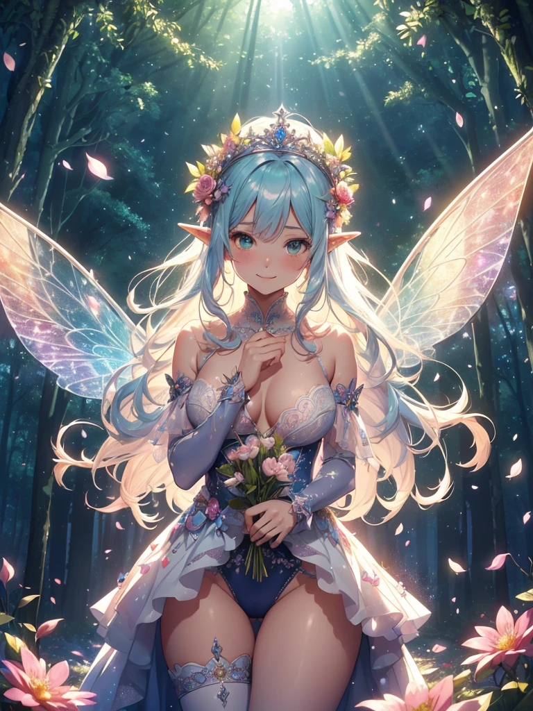 最high quality、1 woman elf on screen 、ly, Beautifully decorated bra、Panautiful foam、、CourtyardShining fairy wings、Flower fractal art Beautiful Nature Separate swimsuit 、((cowboy shot )) 、see-throughbodystocking,underwear,Beautiful radiance,High-definition depiction, Realistic, 8K, Unity, beautiful Shot, light smile, Beautifully and vividly drawn, , Beautiful, beautiful, clear skin、sexly,beauul underwear,Countless rays of light pouring down, Swirling Light, Raise one arm above your head, Intense light is emitted from the magic circle in front of the girl. forest、Lots of leaves、green leaves、flower、Particles of light、Bedroom at night、Magic Palace、Fairy tale、
Romanticism,Cowboy Shot: The most beautiful form of chaos, Mr..々colour, Intertwined flowers, Particle,magical gentle light,smile,sexly,image qity、masterpiece、Beautiful Face、Super beautiful elf woman((Big breasted 22 yearffice lady、Bust 100,Beautiful long ironed hair 、bionde hair,height: 165cm。、sexly、ANDsbian、、high qity、、Visual art、Written boundary depth、、ANDlf ANDars、、universe、Happy smile、gentle light、ANDlf forest、elegant、ticker beautiful decorative、、magic、forest、beautiful tiara、Beautiful bed、Beautiful Landscape、A kind smile、wonderful、Fluttering petals、Dance happily、、Cultivate fantasy、、Mystery light Lots of flowers、、art、forest, palace, art,mystery,Ultra-high resolution,atmosphere A colorful and dreamy anime-style illustration of a young girl with beautiful hair,Beautiful Forest. surrounded by a kaleidoscope of colors and glowing lights. The background is filled with whimsical details and a magical atmosphere. --ar 3:4 --style raw --stylize 600 --niji 6、Throne Beautiful エロnsfw