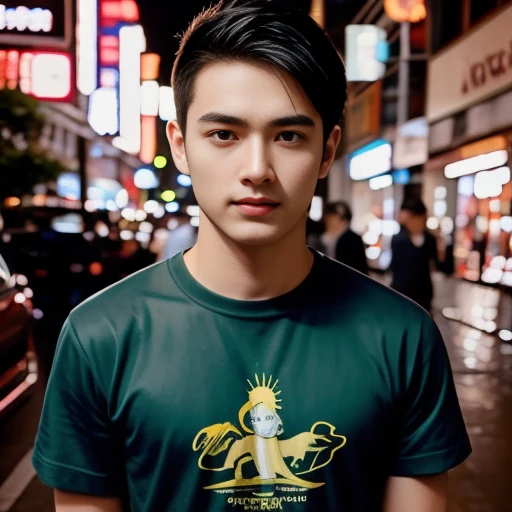 Aarav man wearing a shirt Haraf man looking at camera, perfect has a round face, A well-maintained model., Southeast Asian man with a round face, 3D profile picture, 8K, 45,000,000 pixcls, realistic light colors, beautiful young asian man, charming anime,  Comfortable pose, Anime Asian man in real life, attractive handsome man, young asian man, Russian mixed with Japanese, perfect body, Freestyle photo of a handsome young man, beautiful asian man, The character is in her natural pose., Handsome Chad Chin, South Korean man, 2 8 years, 2 7 years, 
