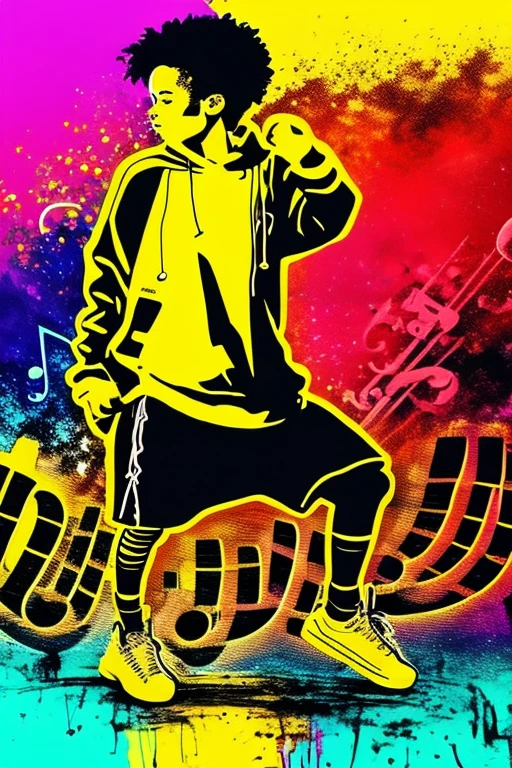 A background filled with scattered musical notes in various sizes and colors
A background completely filled with scattered musical notes in various sizes and colors, covering the entire screen.
beautiful girl colorful image
Dance hiphop Dance CREW Waacking Dance
Punking
black medium hair black medium hair
Five fingers Baggy clothes Baggy clothes