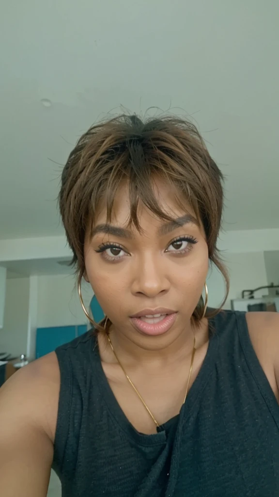 A person who looks like Tina Turner