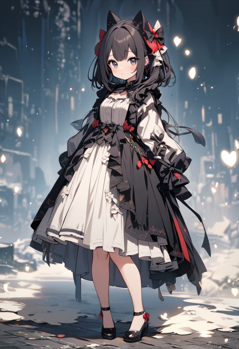 Beautiful, cute girl standing full body