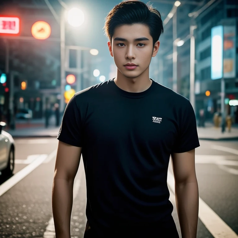 Aarav man wearing a shirt Haraf man looking at camera, perfect has a round face, A well-maintained model., Southeast Asian man with a round face, 3D profile picture, 8K, 45,000,000 pixcls, realistic light colors, beautiful young asian man, charming anime, Comfortable pose, Anime Asian man in real life, attractive handsome man, young asian man, Russian mixed with Japanese, perfect body, Freestyle photo of a handsome young man, beautiful asian man, The character is in her natural pose., Handsome Chad Chin, South Korean man, 2 8 years, 2 7 years,
