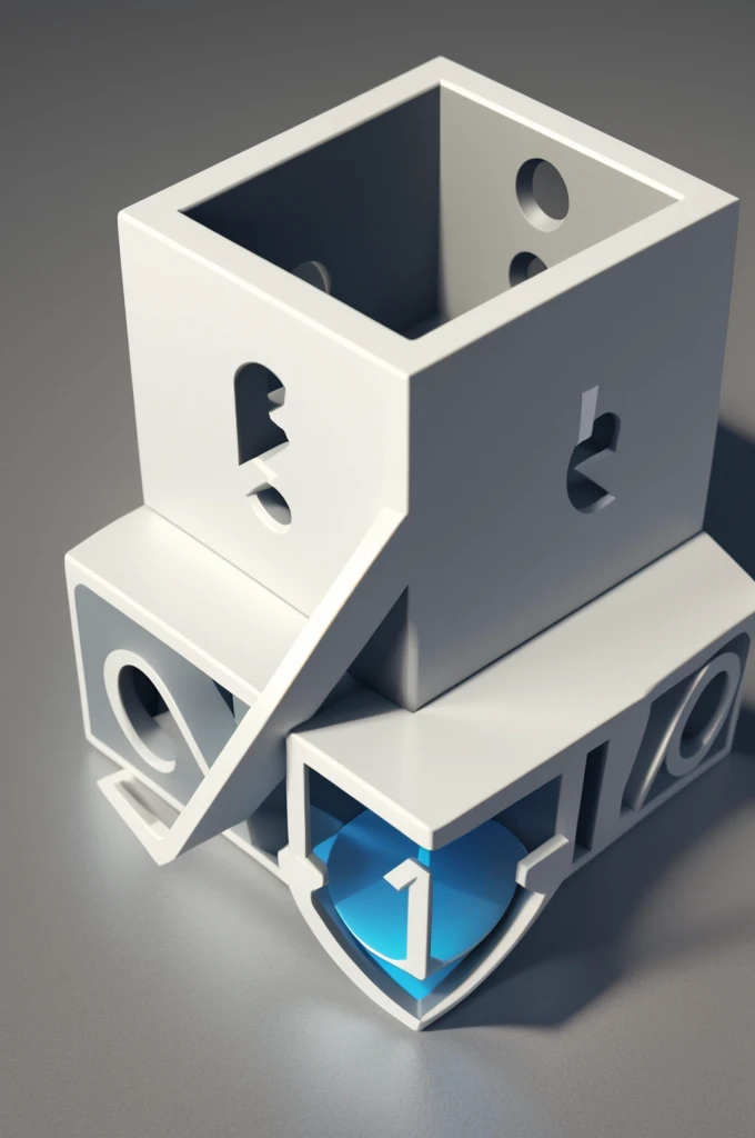 Generate a 3d image for a math podcast cover about unit measurements