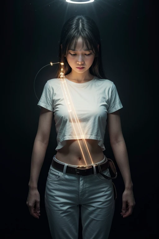 7. Invisibility Field Visual Description: A belt or garment with small light emitters along the edges, creating a visual distortion around the user.