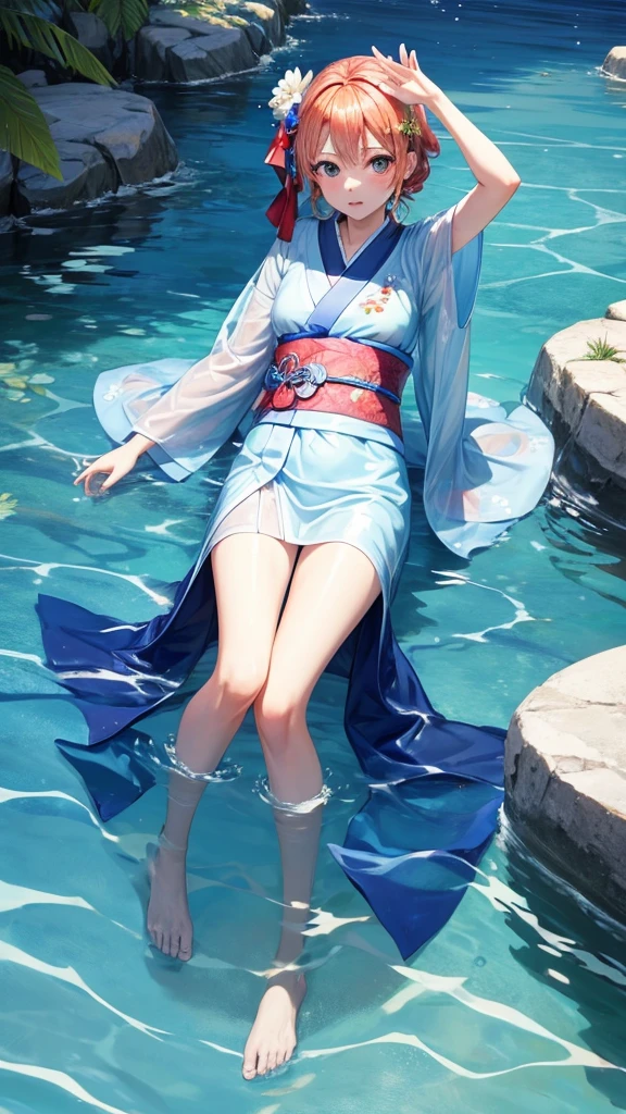 Fond d’écran nami en kimono pas dans l’eau