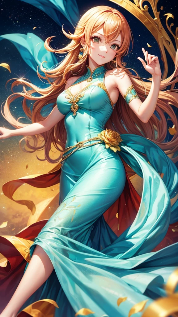 Nami wallpaper in elegant dress