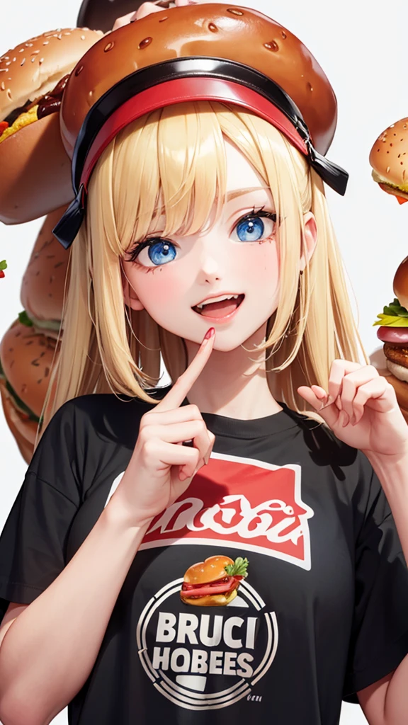 Logo brand with a hamburger