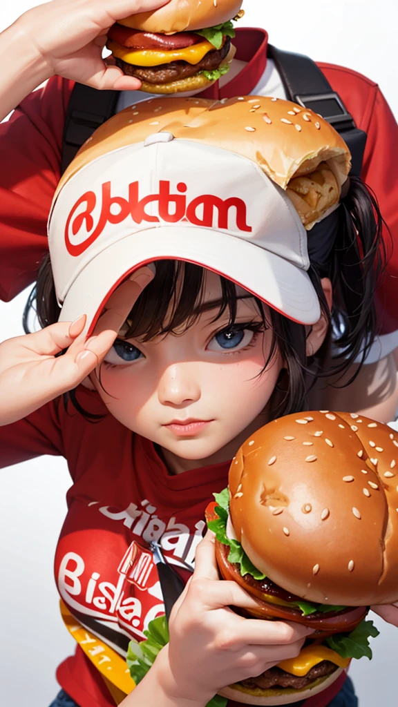 Logo brand with a hamburger