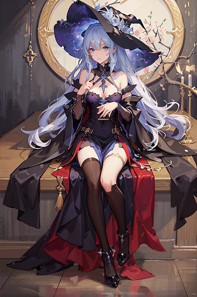 masterpiece, best quality, 4k, UHD, beautiful eyes and detailed face, beautiful detailed, high resolution, expressive eyes, perfect face, full body, Luminous Arc for DS art style, witches, classic RPG style, anime, high fantasy, 