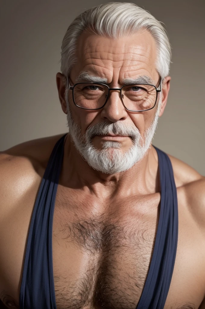 Handsome old bara man