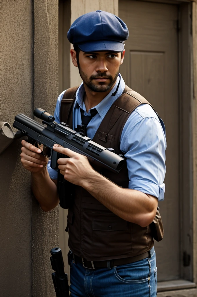 Guy with gun